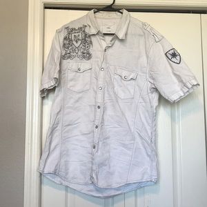 Men’s BKE button down T-shirt